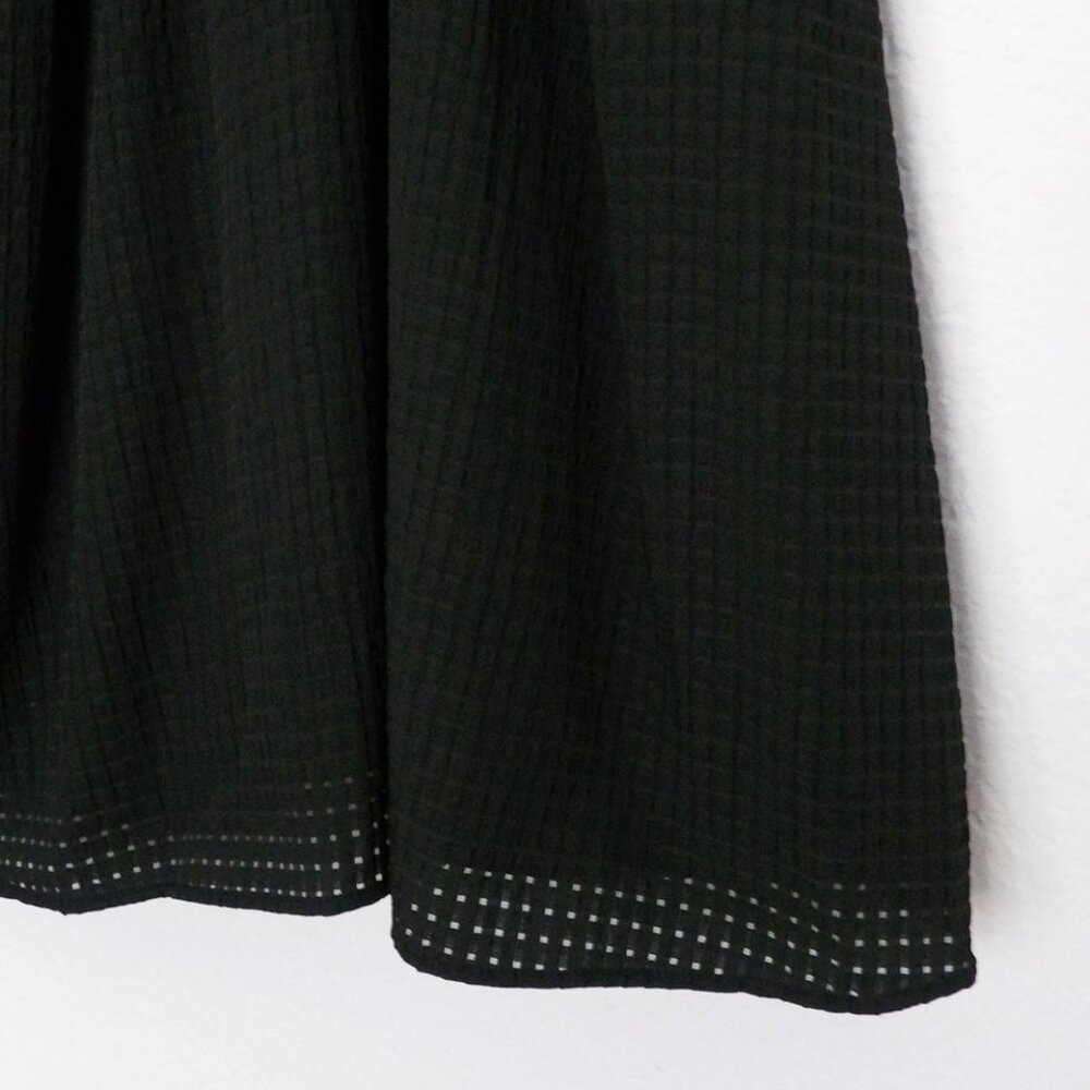 NEW Old Navy Flutter-Sleeve Mini Swing Dress Black Jack Textured Seersucker 3X - Picture 14 of 15